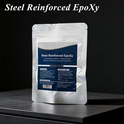 🔩⚡ Steel Reinforced Epoxy Putty, Waterproof Heat Resistant Drillable