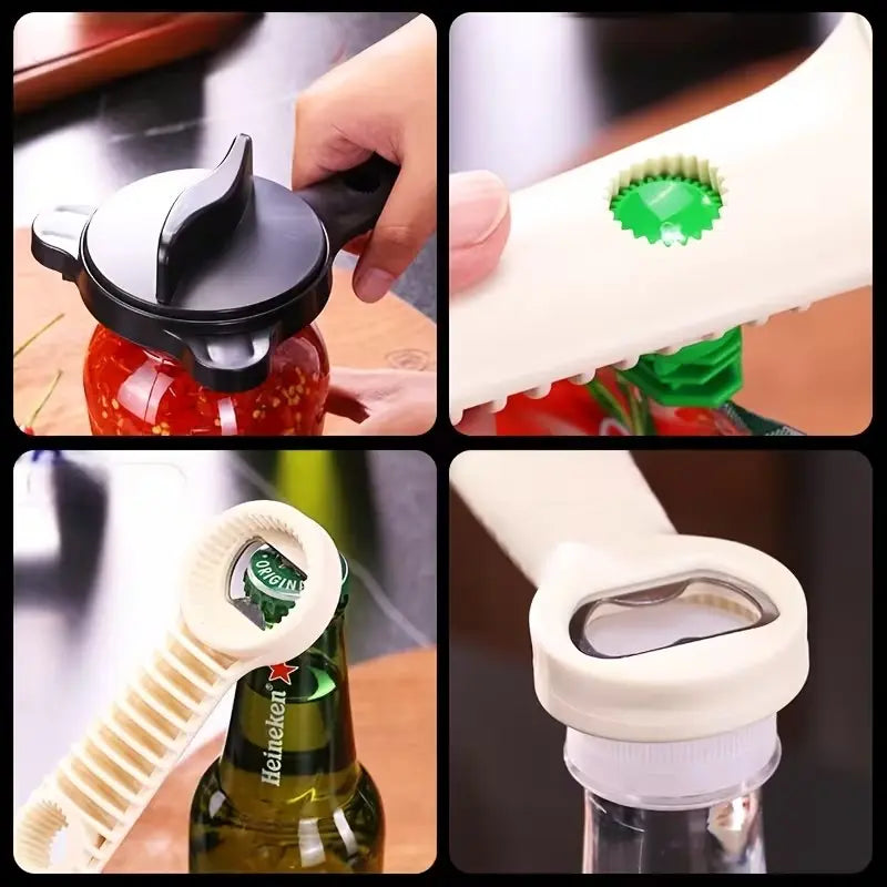 🥫4-in-1 Manual Adjustable Lid Opener