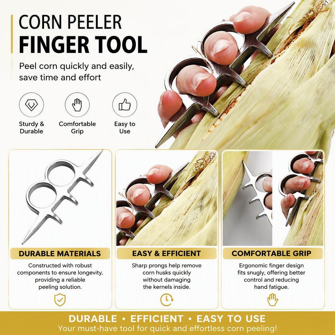 Manual Corn Peeler Tool, Effortlessly Remove Corn Husks