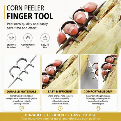 Manual Corn Peeler Tool, Effortlessly Remove Corn Husks