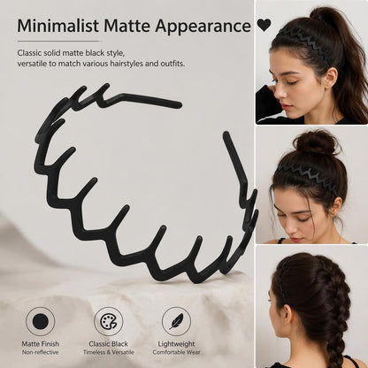 🖤Stylish comb-tooth headband