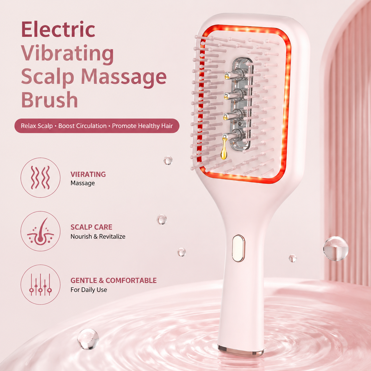 💆Red Light Scalp Massage Comb