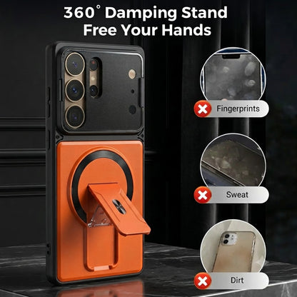 📱Multifunctional Magnetic Case with Invisible Stand & Camera Protection for Samsung S Series