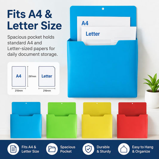 📄Magnetic letter paper size file holder