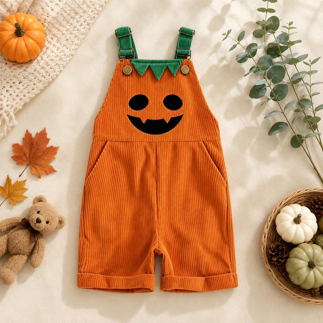 🎃👖Halloween overalls for toddler boys