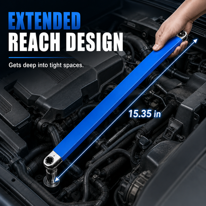 🔧Multifunctional ratchet extension wrench