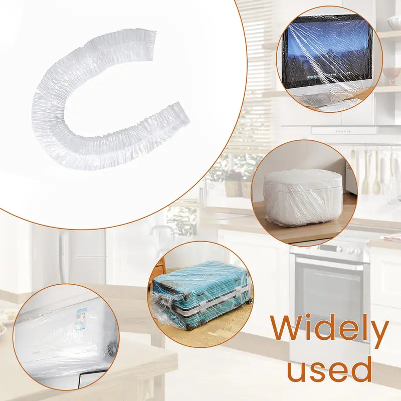 50-Pack Thickened Disposable PE Dust Covers
