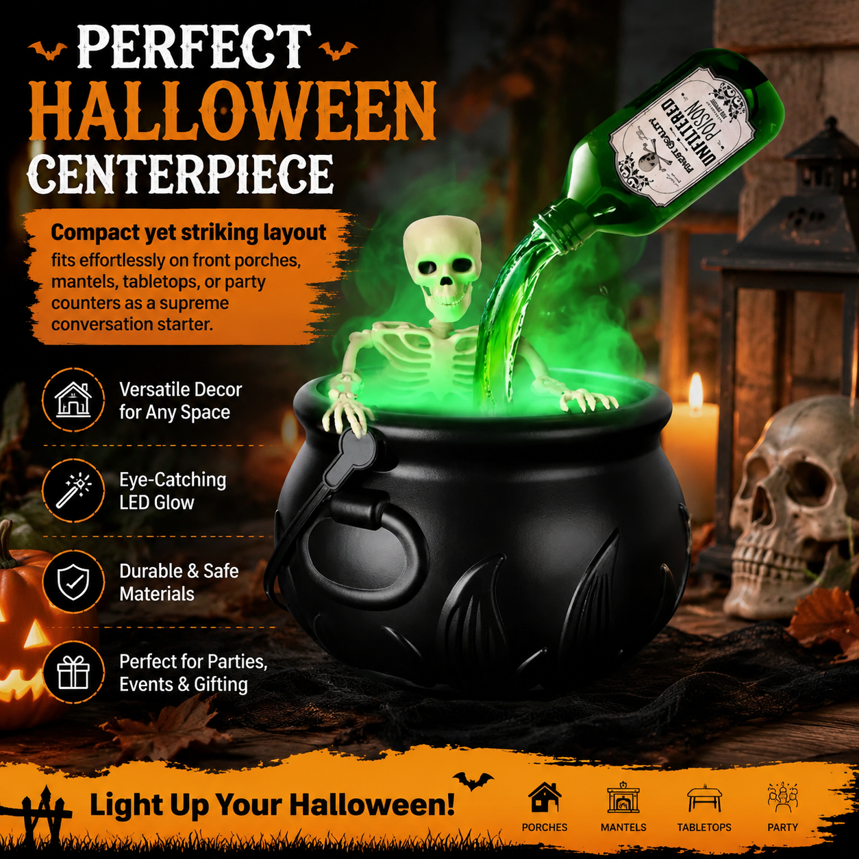 🎃Magical Floating Potion Cauldron