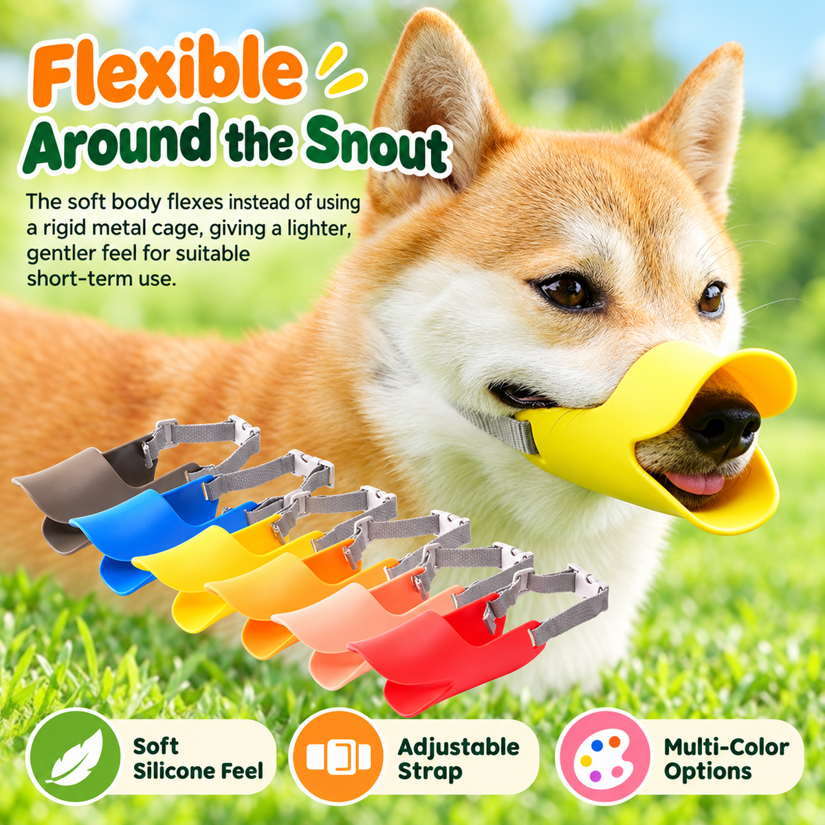 Pet Dog Duckbill Muzzle