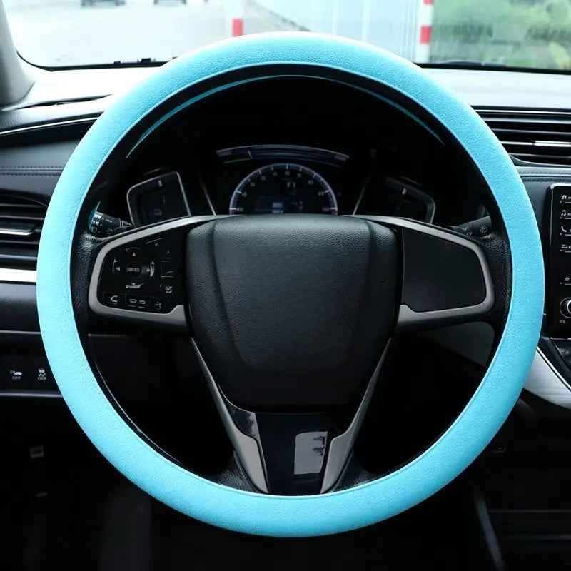 🚗Elastic Silicone Anti-Slip Car Steering Wheel Cover