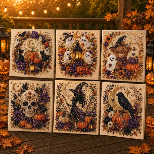 👻💎Halloween Ghost Pearl Art DIY Kit
