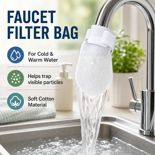 💧Disposable cotton faucet filter bags