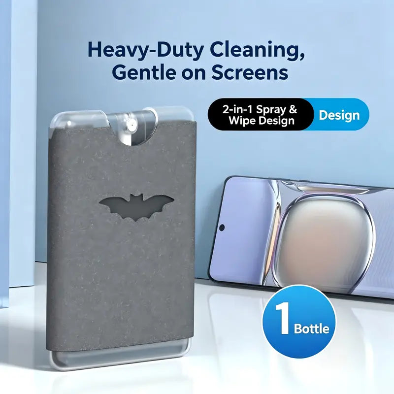 🧴2-in-1 Screen Cleaner - Suitable for car, tablet, and mobile phone touchscreens