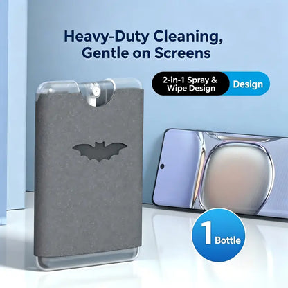 🧴2-in-1 Screen Cleaner - Suitable for car, tablet, and mobile phone touchscreens