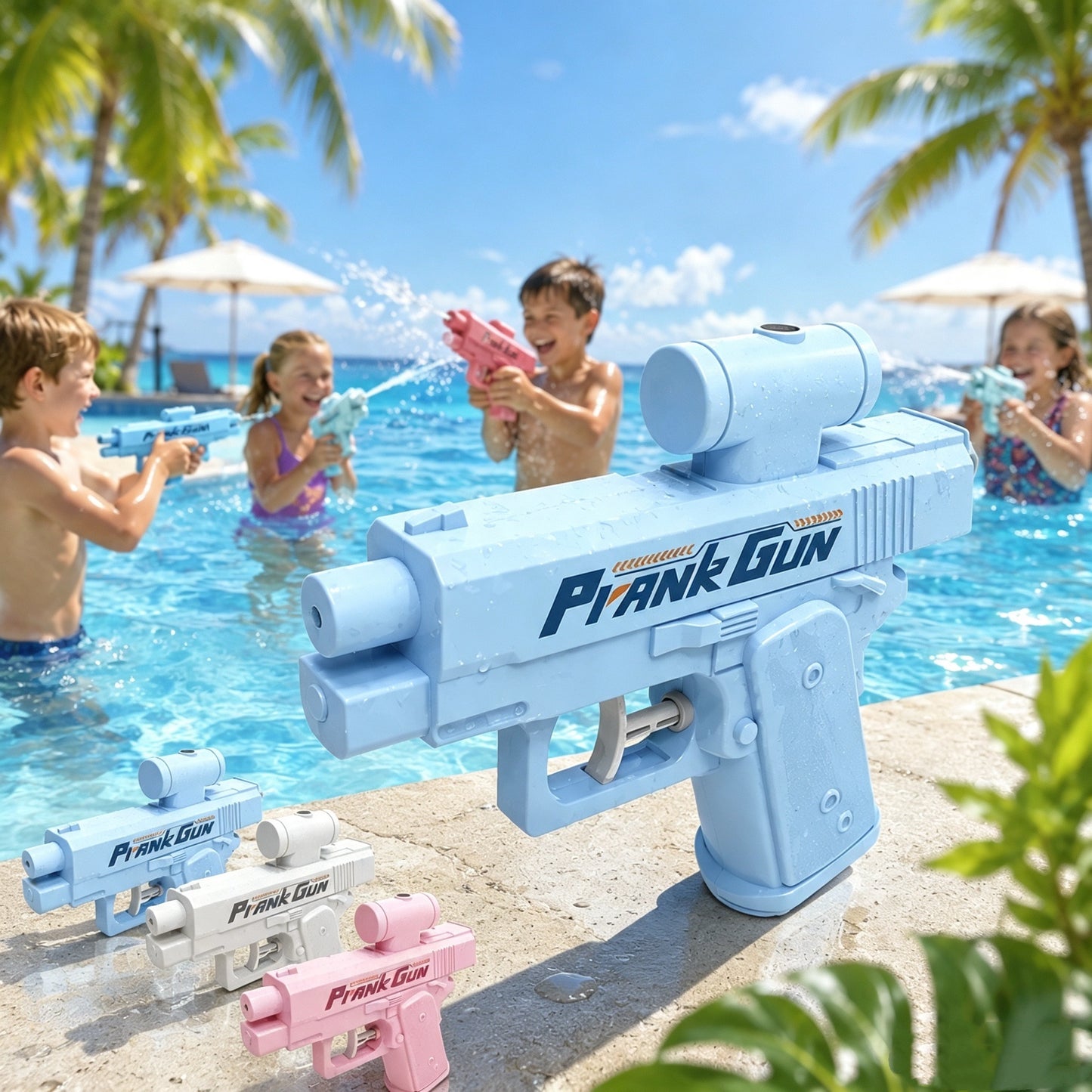 Fun and Creative Double-Sided Anti-Spraying Water Gun