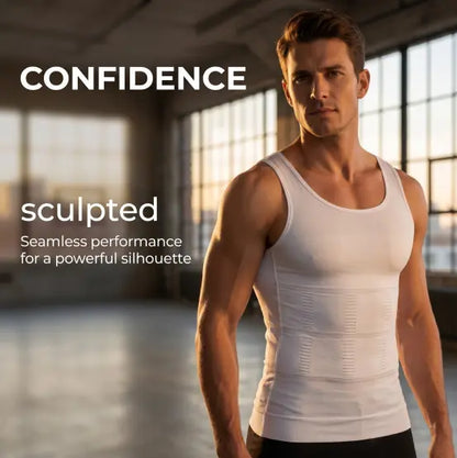 🔥Hot Sale 49% off🌟💪 Men Seamless Compression Tank Top Slim Fit Body