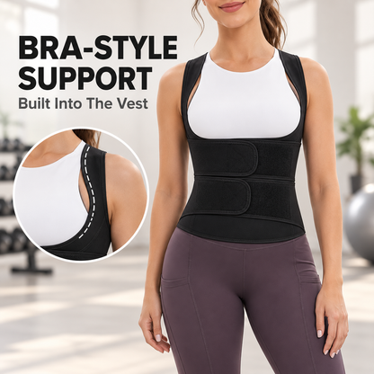 Women's Bra-Style High Performance Quick Dry Sauna Sweat Vest