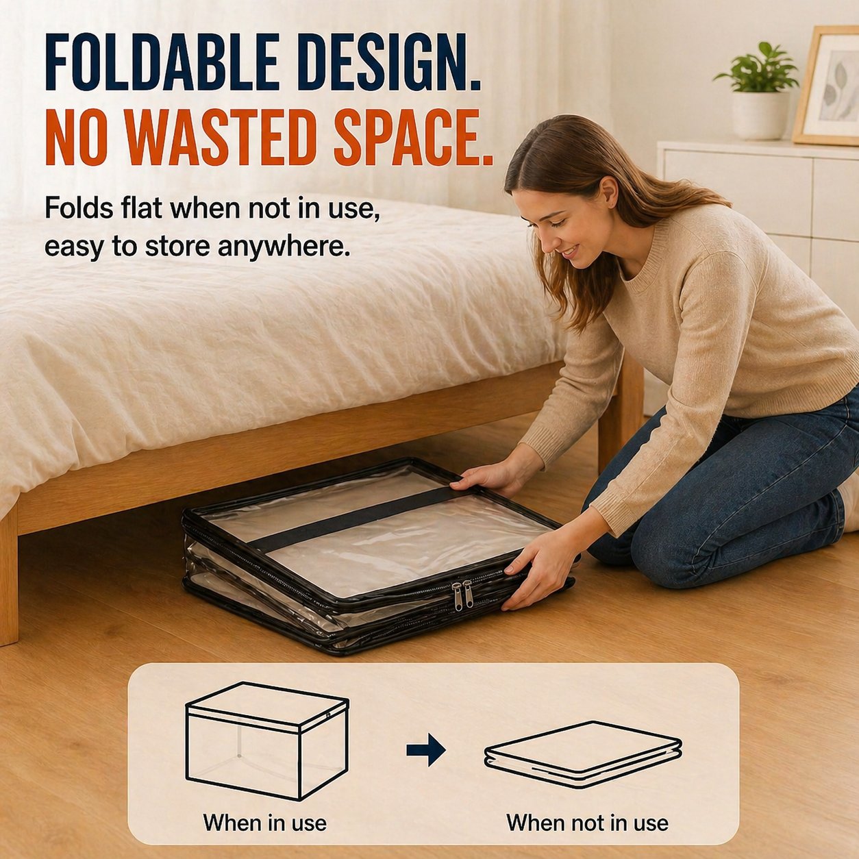 🔥Hot Sale 49% off🌟📦 Large Heavy-Duty Thick Plastic Clear Storage Bag for Clothes, Moving & Storage