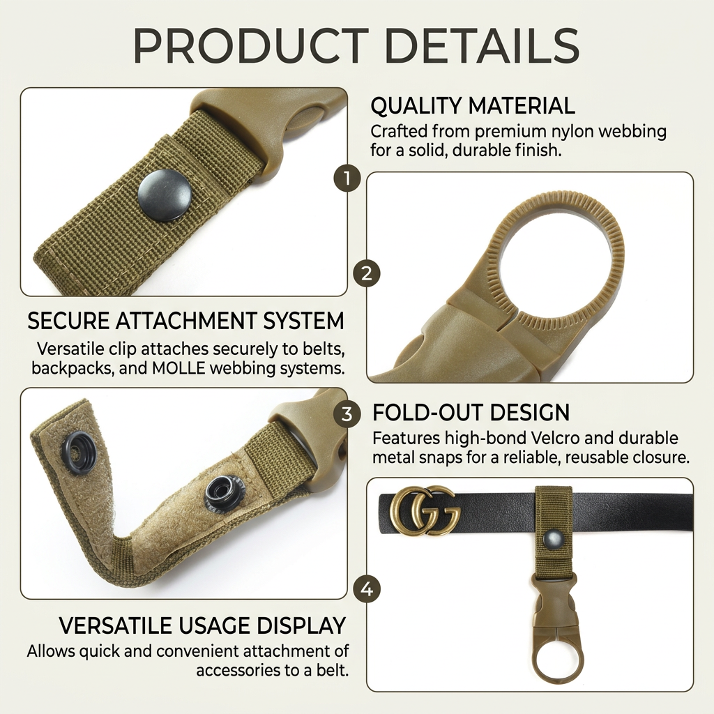 🛠️Portable water bottle quick hanger for mineral water