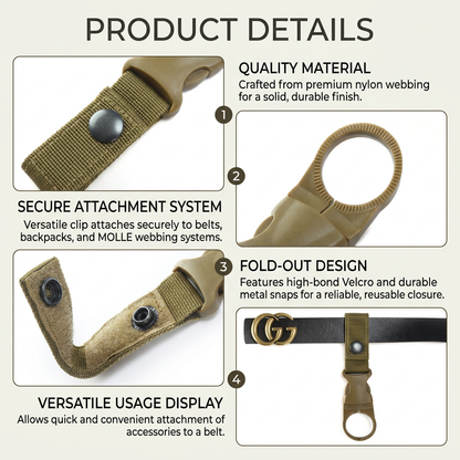 🛠️Portable water bottle quick hanger for mineral water
