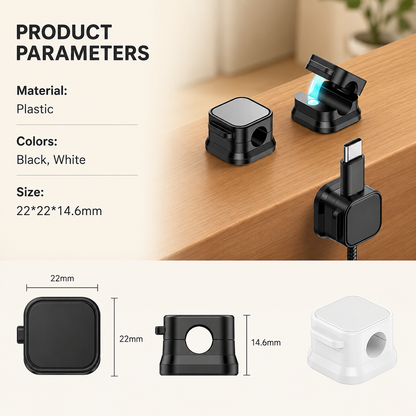 Data Cable Charging Adhesive Storage Holder（3Pcs）
