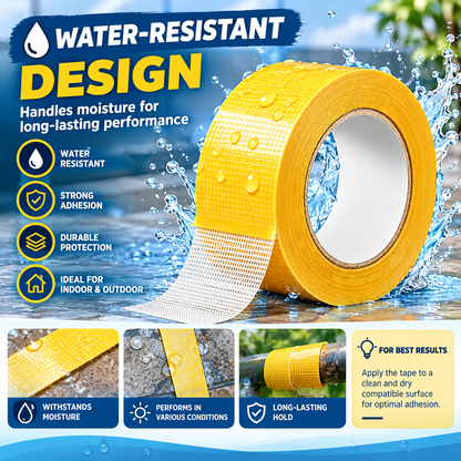 Waterproof Heavy-Duty Double-Sided Duct Tape, Strong Adhesive