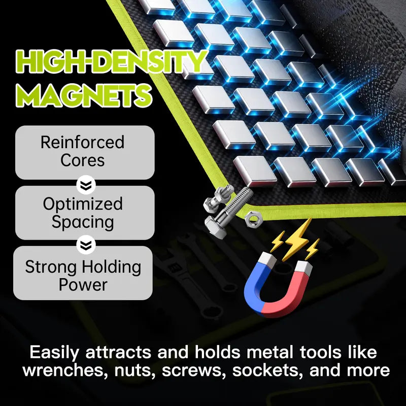 🧲🛠️ Flexible Magnetic Tool Mat & Tray Holder