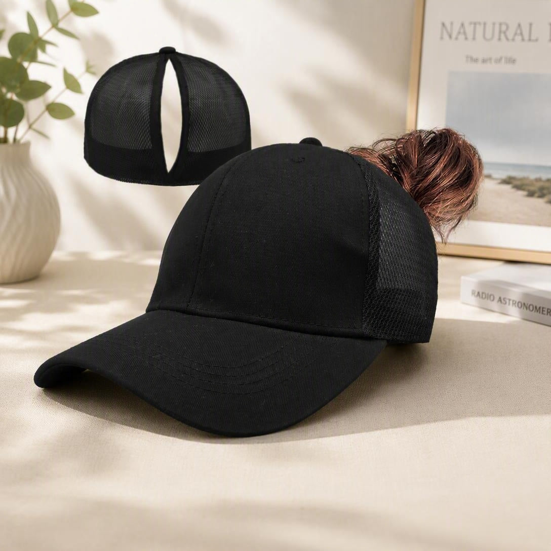 Black Cotton Mesh