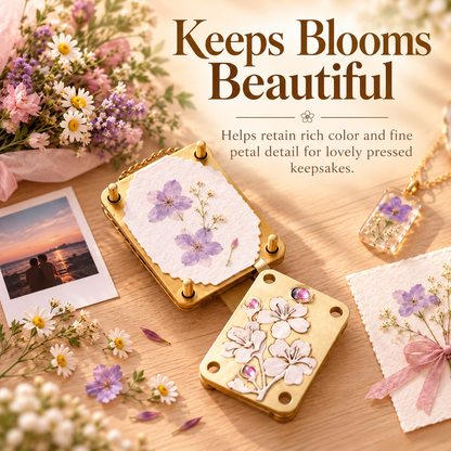 🌸Creative Handmade Metal Miniature Flower Press