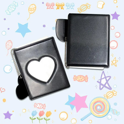 💎🃏 3" Mini Pockets Photo Card Album, Kpop Photo Protector Sleeves