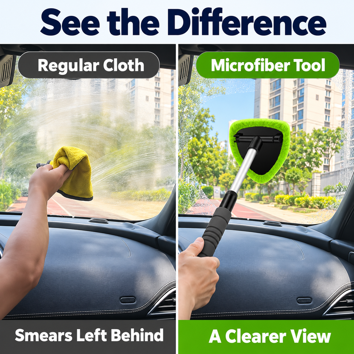 9-Piece Car Window Cleaning Kit