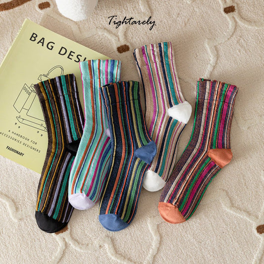 Vintage Embroidered Floral Women Socks(🎁Hot Sale)-J**
