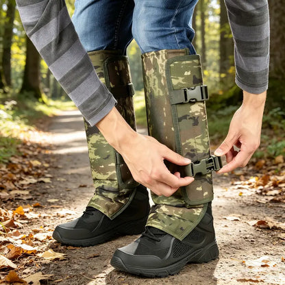 🥾 Unisex Adjustable Outdoor Snake-Resistant Leg Gaiters