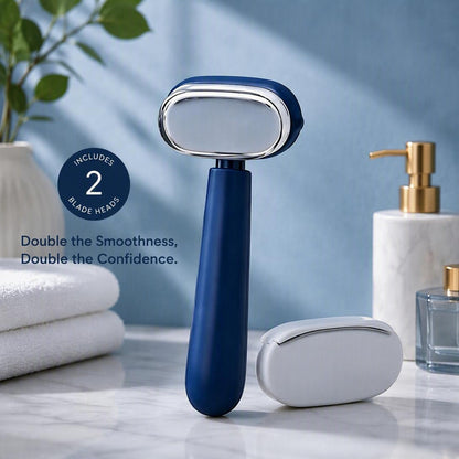Dual‑Sided Foot Callus Remover, Replaceable Stainless Steel Blade Foot Scraper