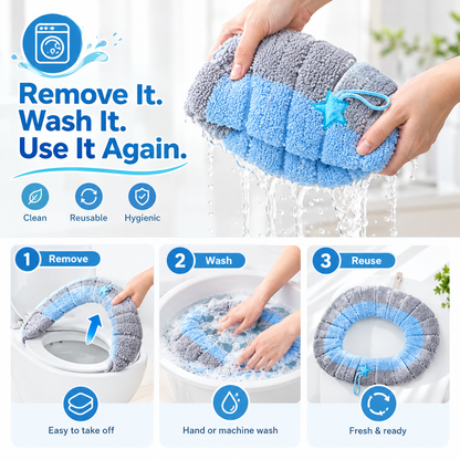 Lightweight Washable Soft Toilet Seat Cushion