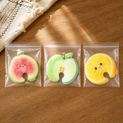 🍊🧼3 Pcs Cute fruit-shaped dishwashing sponge - suitable for cleaning kitchen tableware