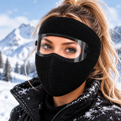 🧣Winter Fleece Face Mask (2-Pack, with Detachable Goggles)