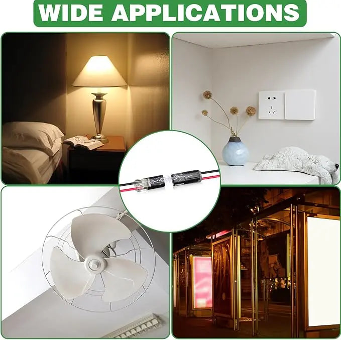 🔗 Double-Wire Plug-in Connector Led Light Strip Connectors 2 Pin