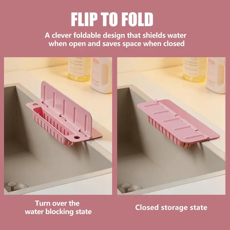 💧 Foldable splash guard - suitable for handwashing basins, dining rooms, and dishwashing sinks