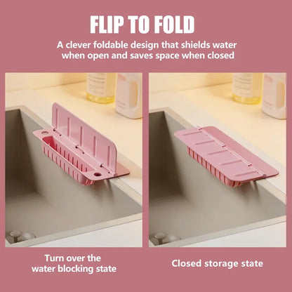 💧 Foldable splash guard - suitable for handwashing basins, dining rooms, and dishwashing sinks