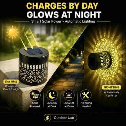 💫 Seven-Color Changing Solar Projection Wall Light Decorative
