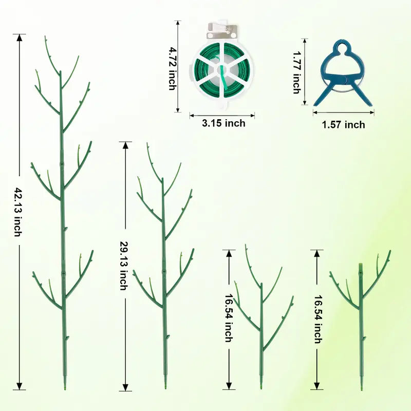 🌿6 Pcs Stackable Monstera Plant Support – Support for Climbing and Potted Plants