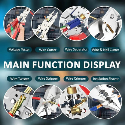 🛠️ 2026 New 16-in-1 Rechargeable Wire Strippers Tool