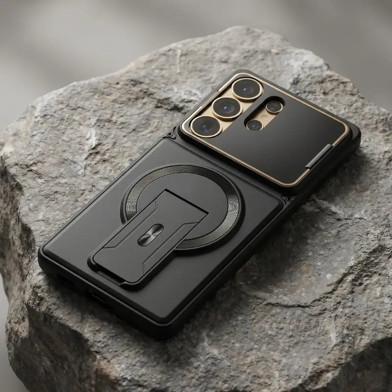 📱Multifunctional Magnetic Case with Invisible Stand & Camera Protection for Samsung S Series