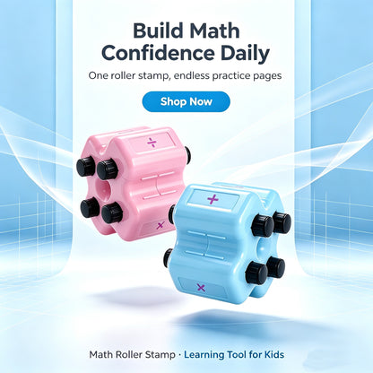 4-In-1 Math Practice Roller Stamp