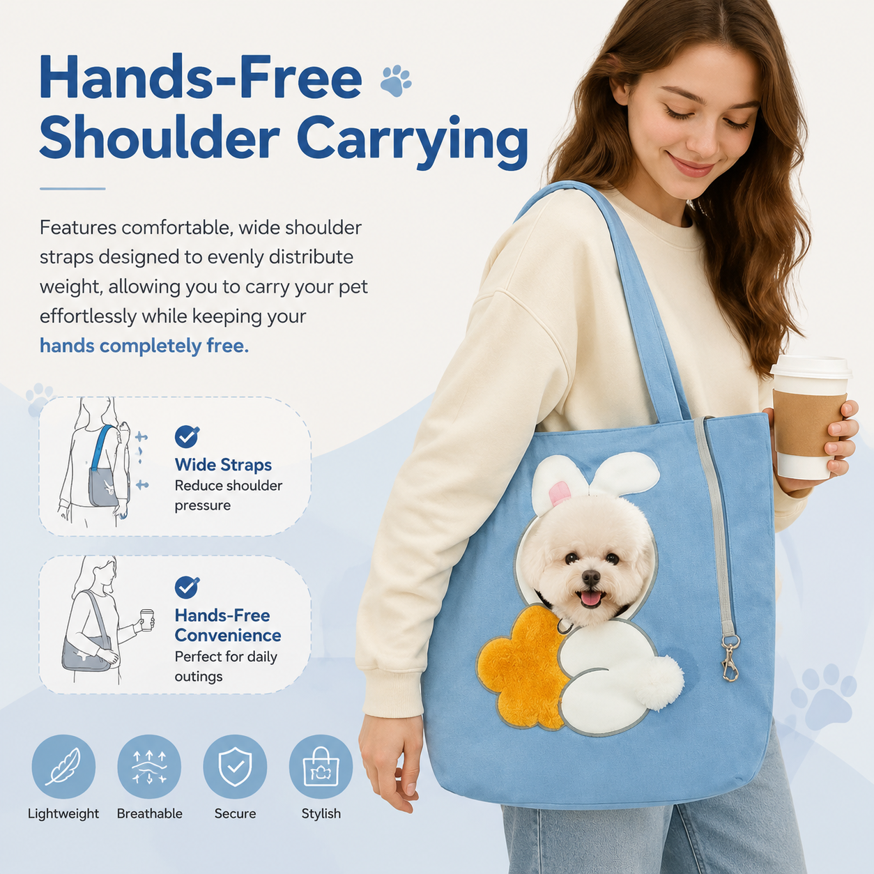 🐰Cartoon Pet Shoulder Bag