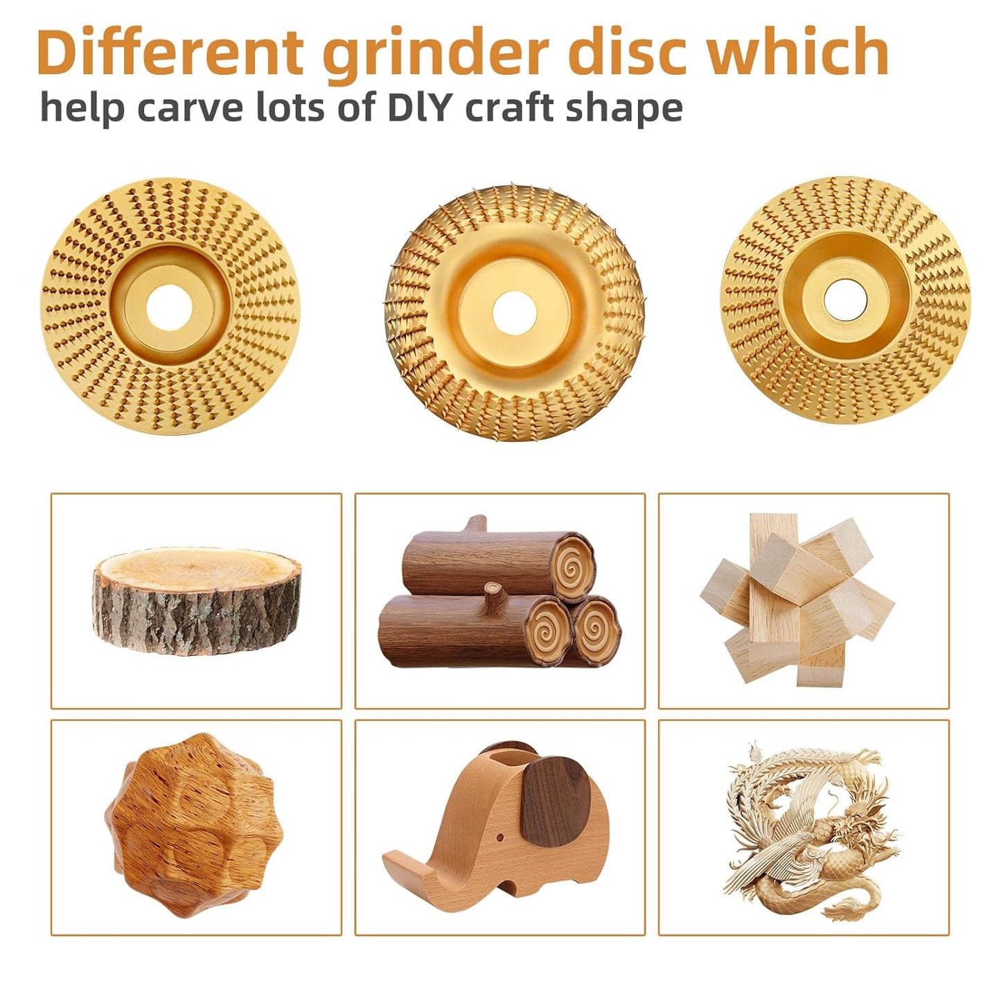 🎉Limited Edition $14.99, Only 100 Sets Left! 🛠️3PCS Wood Carving Disc Set