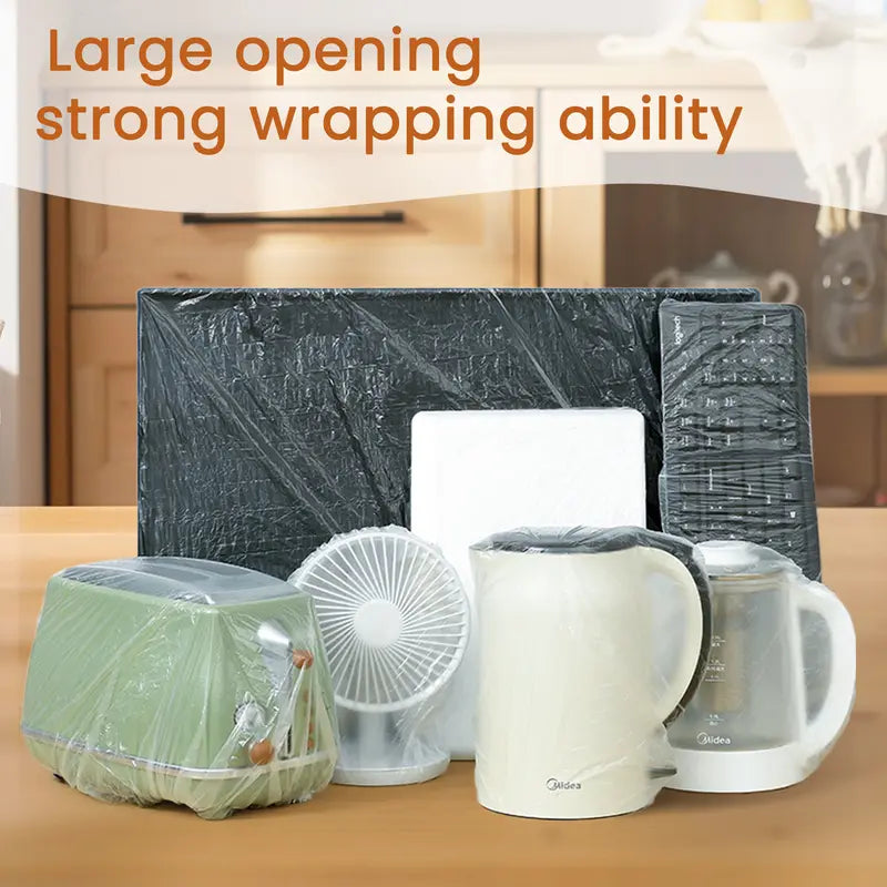 50-Pack Thickened Disposable PE Dust Covers