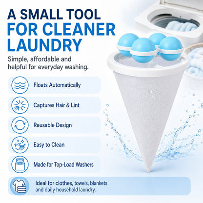 👚Floating Lint & Hair Catcher（3pcs）