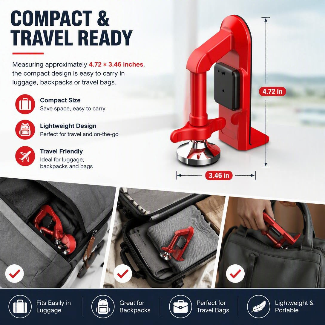 Travel Door Blocking Alarm